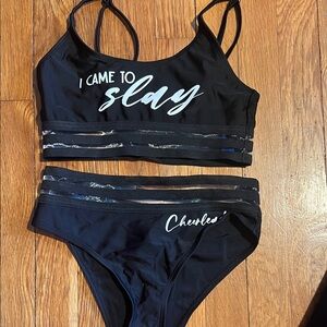 Source Unknown Black Kids Swim Bikini